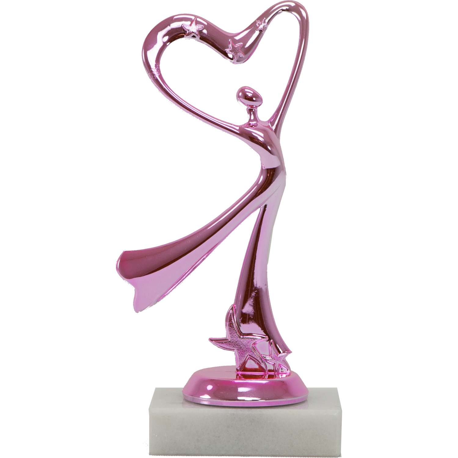 Pretty in Pink Star Figure Trophy