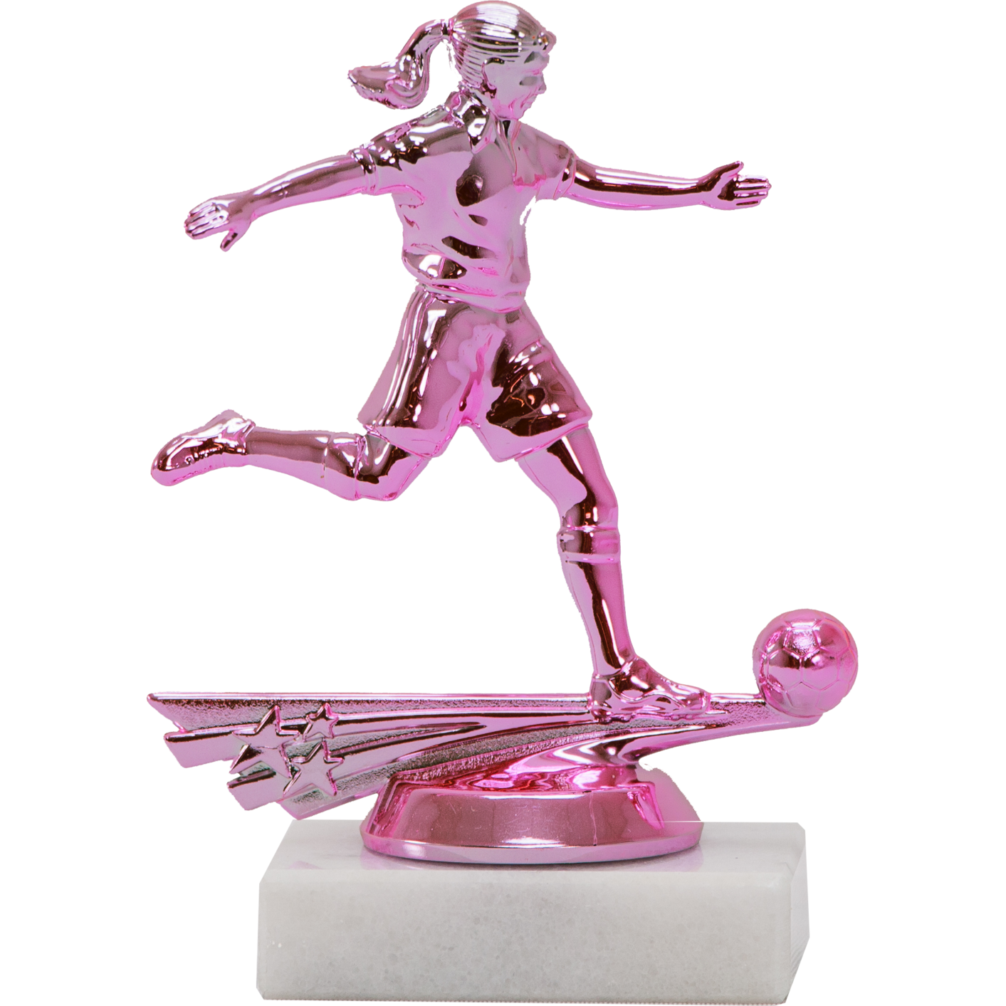 Pretty in Pink Star Figure Trophy