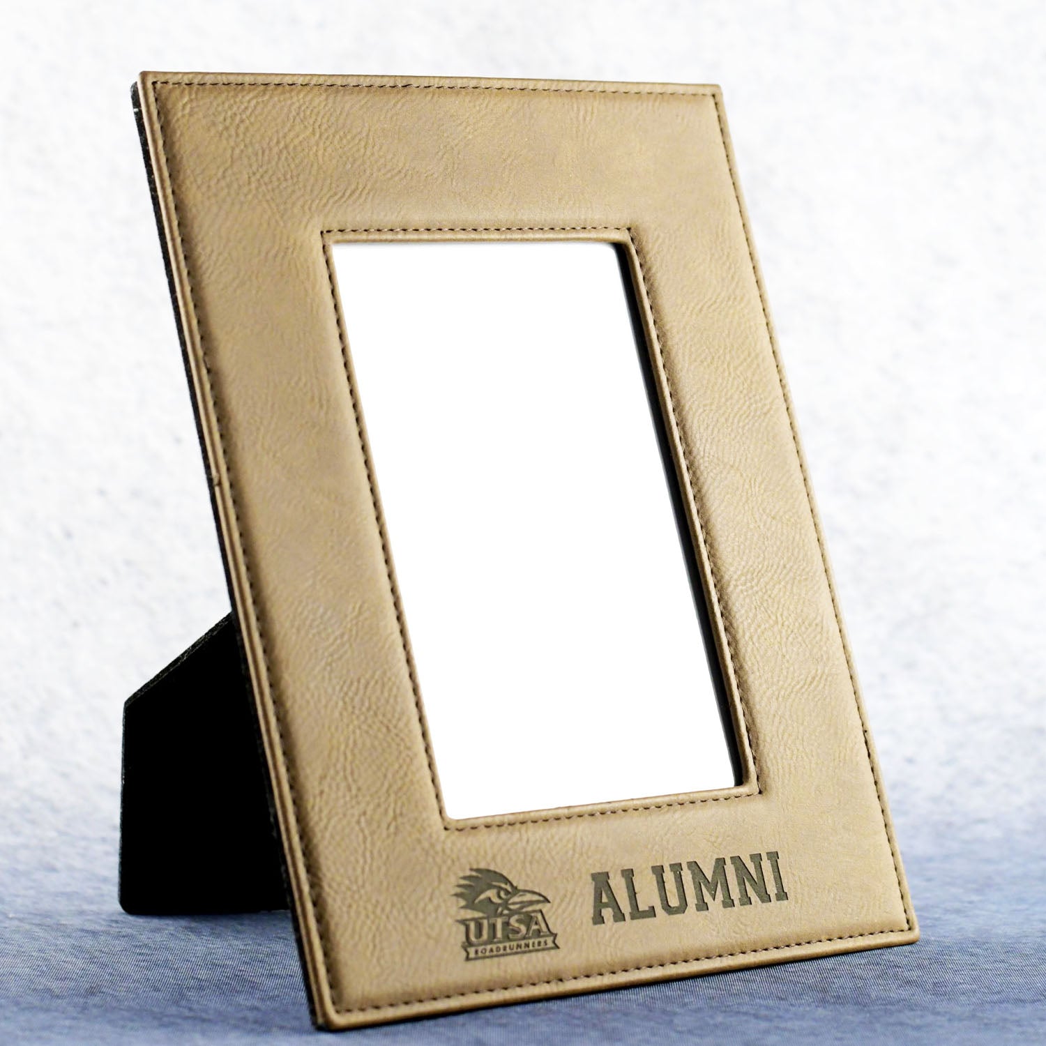 Leatherette Dark Brown Picture Frame
